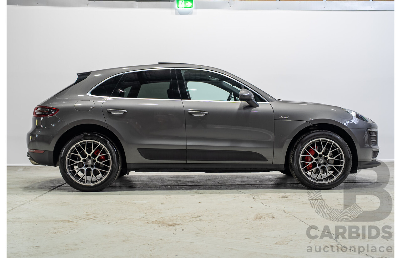 07/2017 Porsche Macan S (AWD) MY18 4d Wagon Agate Grey Metallic Turbo Diesel V6 3.0L