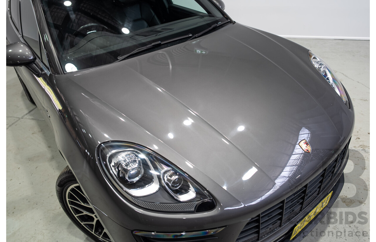 07/2017 Porsche Macan S (AWD) MY18 4d Wagon Agate Grey Metallic Turbo Diesel V6 3.0L