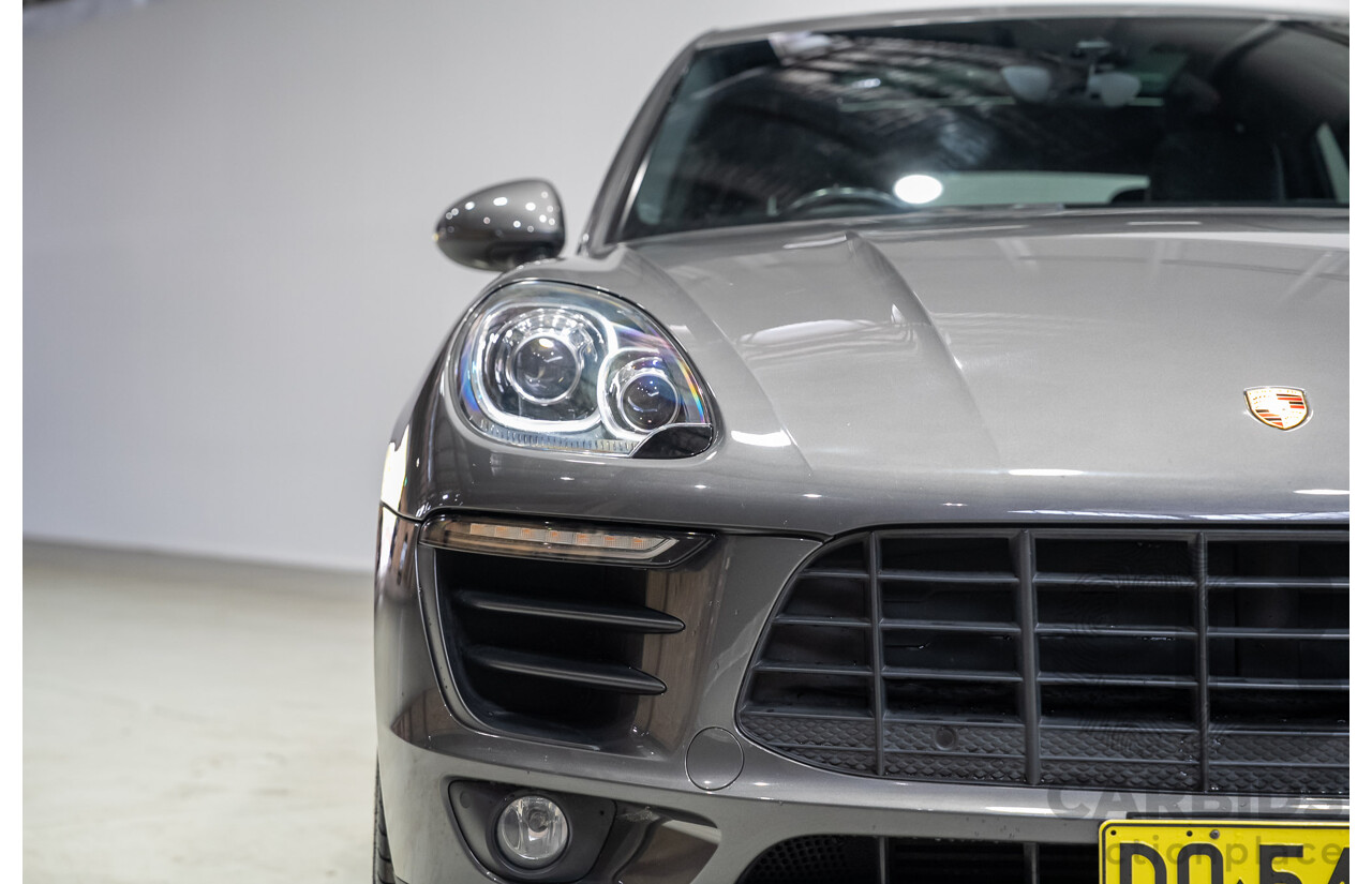 07/2017 Porsche Macan S (AWD) MY18 4d Wagon Agate Grey Metallic Turbo Diesel V6 3.0L