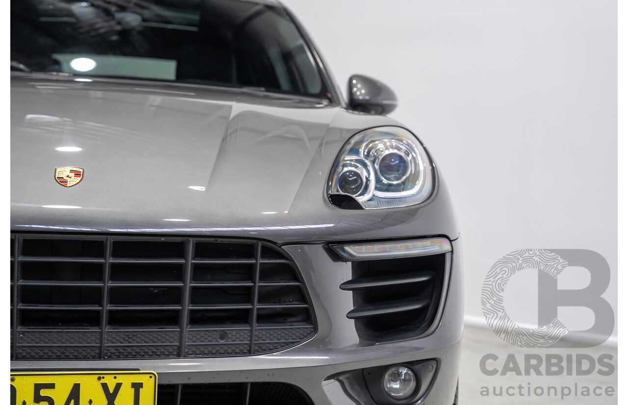 07/2017 Porsche Macan S (AWD) MY18 4d Wagon Agate Grey Metallic Turbo Diesel V6 3.0L