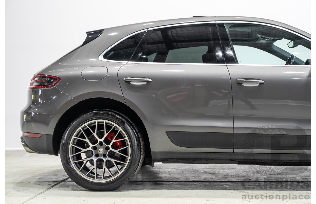 07/2017 Porsche Macan S (AWD) MY18 4d Wagon Agate Grey Metallic Turbo Diesel V6 3.0L