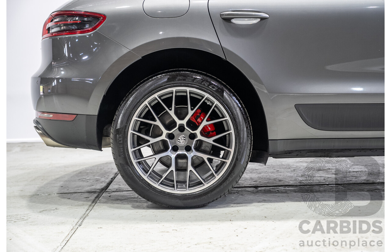 07/2017 Porsche Macan S (AWD) MY18 4d Wagon Agate Grey Metallic Turbo Diesel V6 3.0L