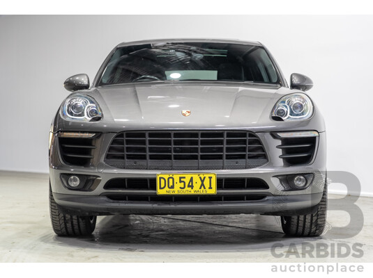 07/2017 Porsche Macan S (AWD) MY18 4d Wagon Agate Grey Metallic Turbo Diesel V6 3.0L