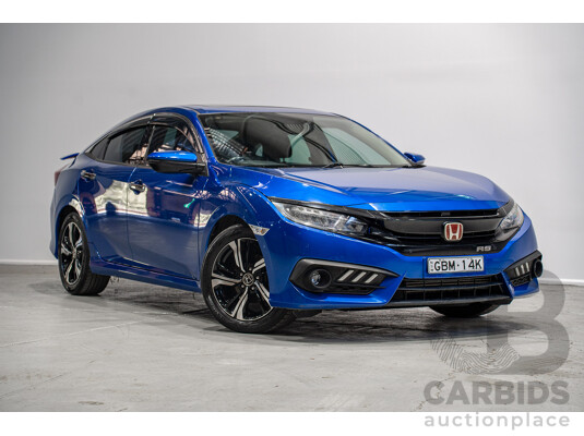 06/2017 Honda Civic RS MY17 4d Sedan Blue 1.5L
