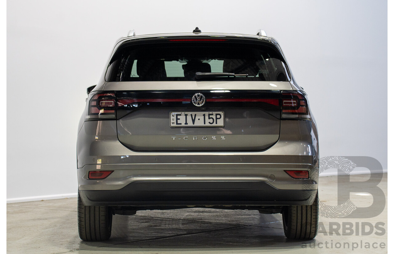 06/2020 Volkswagen T-Cross 85TSI STYLE C1 MY20 4d Wagon Grey 1.0L