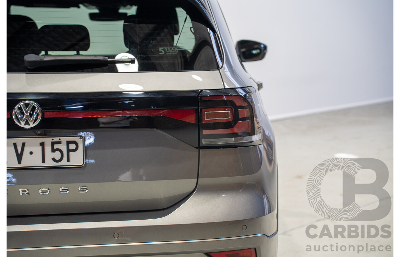 06/2020 Volkswagen T-Cross 85TSI STYLE C1 MY20 4d Wagon Grey 1.0L
