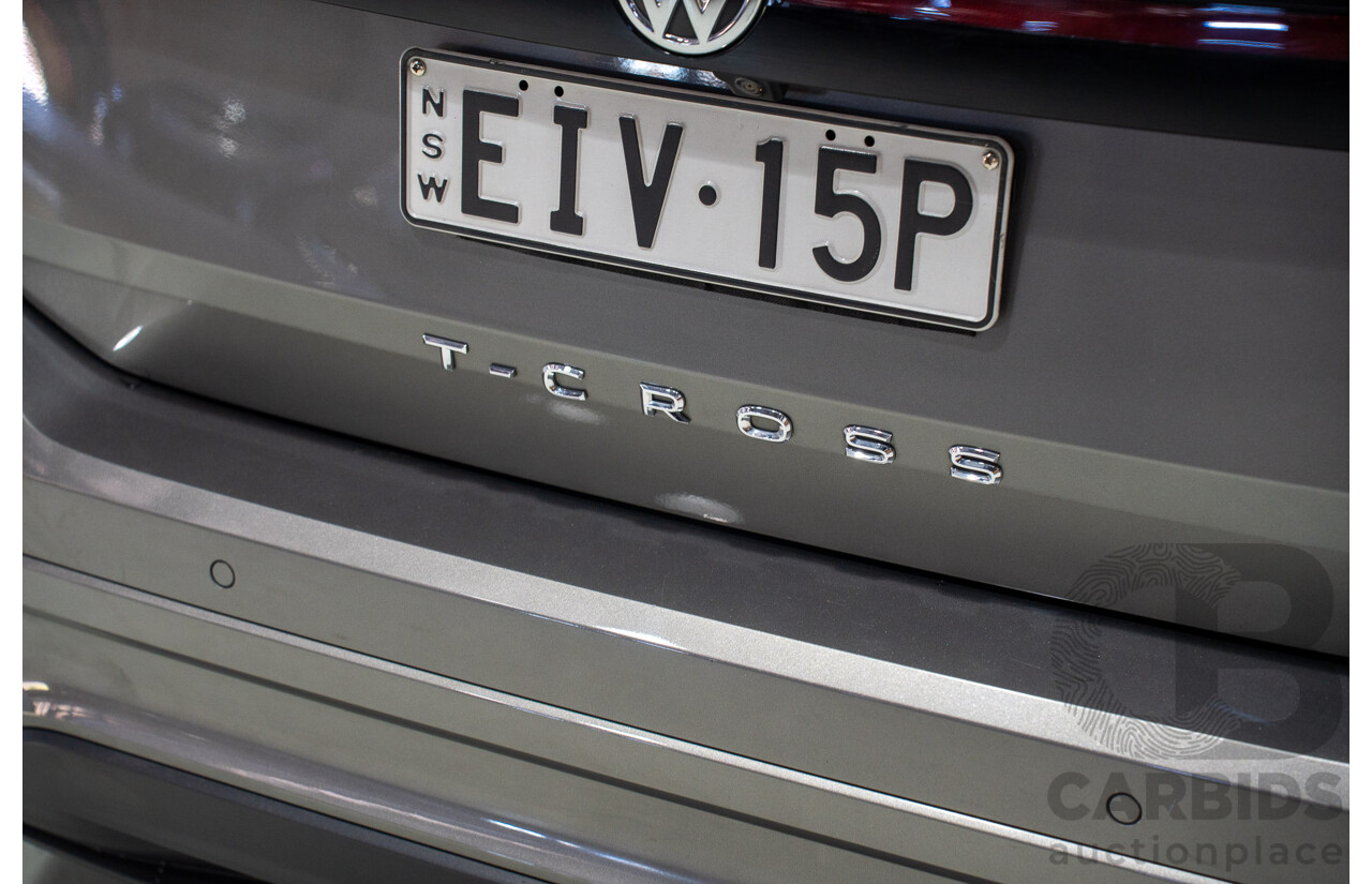 06/2020 Volkswagen T-Cross 85TSI STYLE C1 MY20 4d Wagon Grey 1.0L