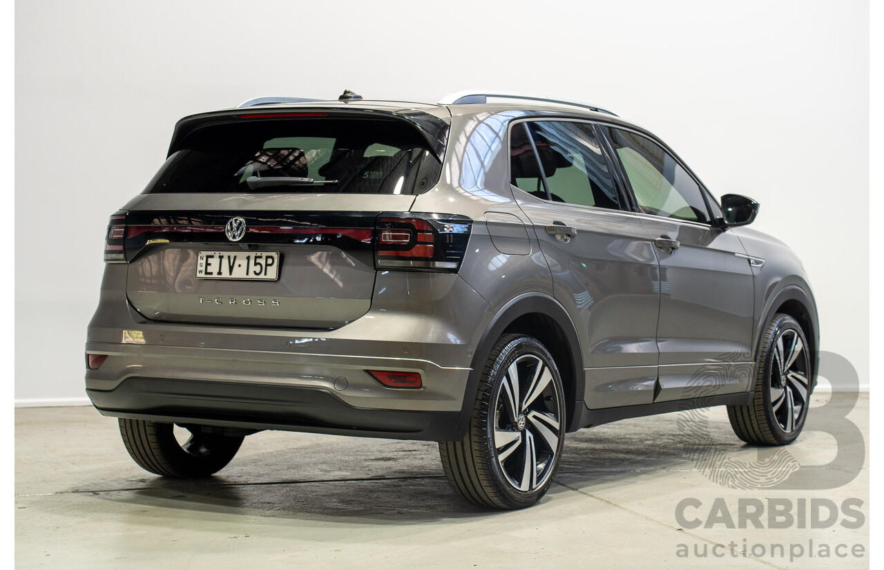 06/2020 Volkswagen T-Cross 85TSI STYLE C1 MY20 4d Wagon Grey 1.0L
