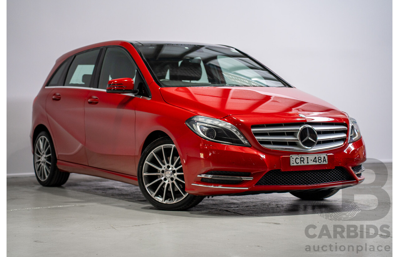04/2013 Mercedes-Benz B200 CDI BE 246 MY13 5d Hatchback Red Turbo Diesel 1.8L