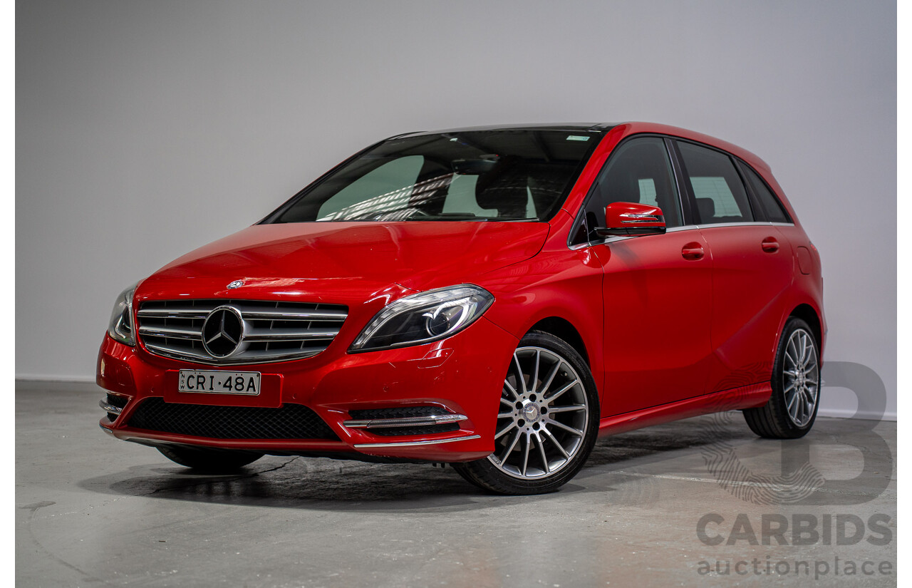04/2013 Mercedes-Benz B200 CDI BE 246 MY13 5d Hatchback Red Turbo Diesel 1.8L
