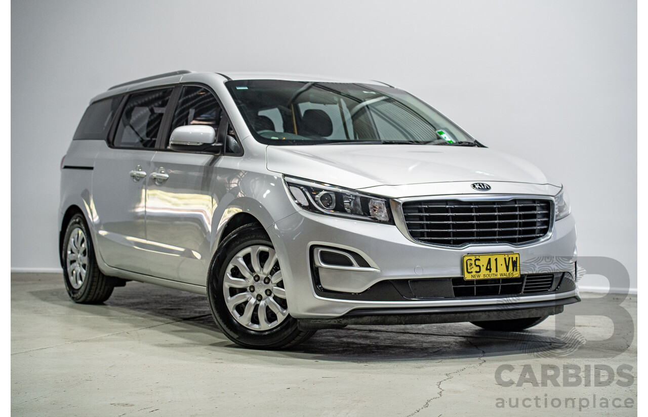 01/2019 Kia Carnival S YP PE MY19 4d Wagon Silver 3.3L
