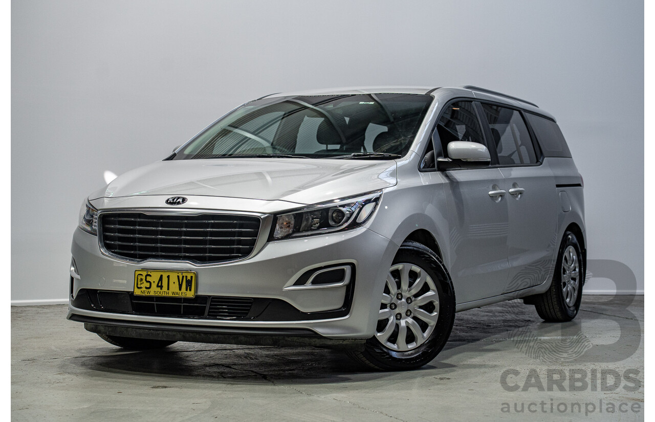 01/2019 Kia Carnival S YP PE MY19 4d Wagon Silver 3.3L