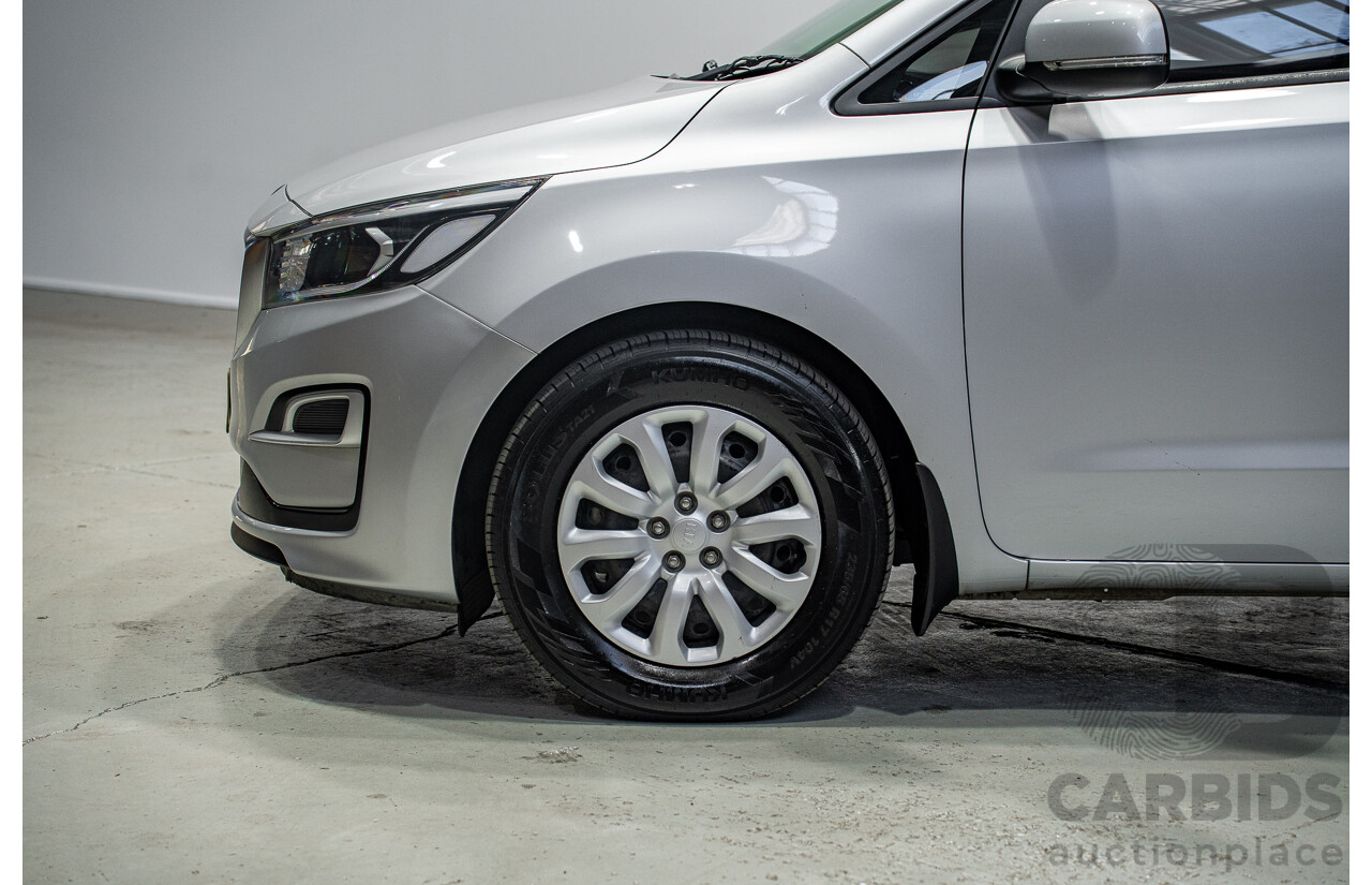 01/2019 Kia Carnival S YP PE MY19 4d Wagon Silver 3.3L