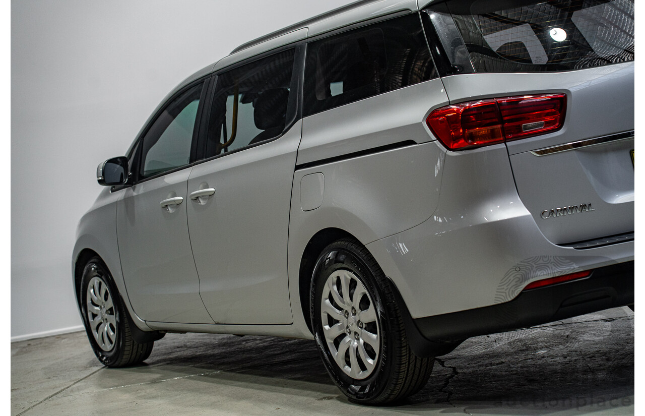 01/2019 Kia Carnival S YP PE MY19 4d Wagon Silver 3.3L
