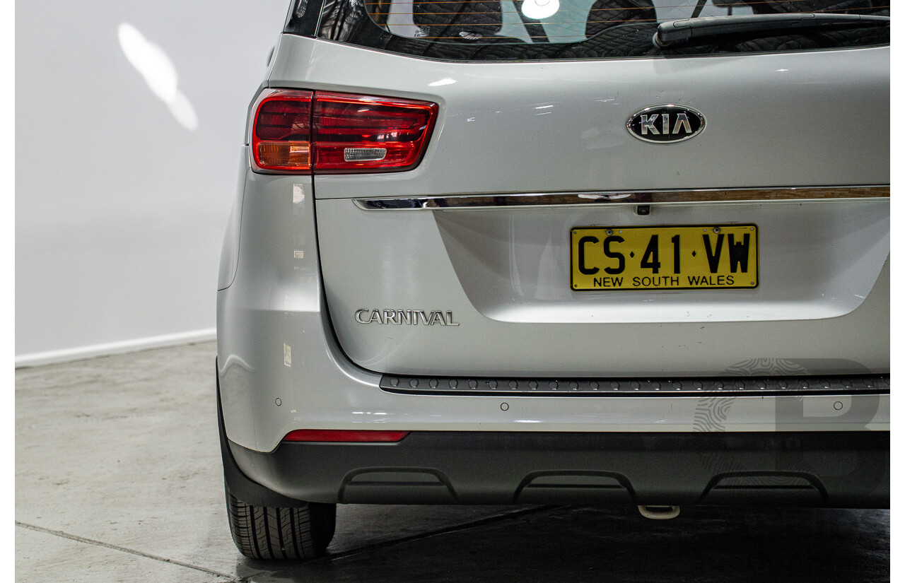 01/2019 Kia Carnival S YP PE MY19 4d Wagon Silver 3.3L