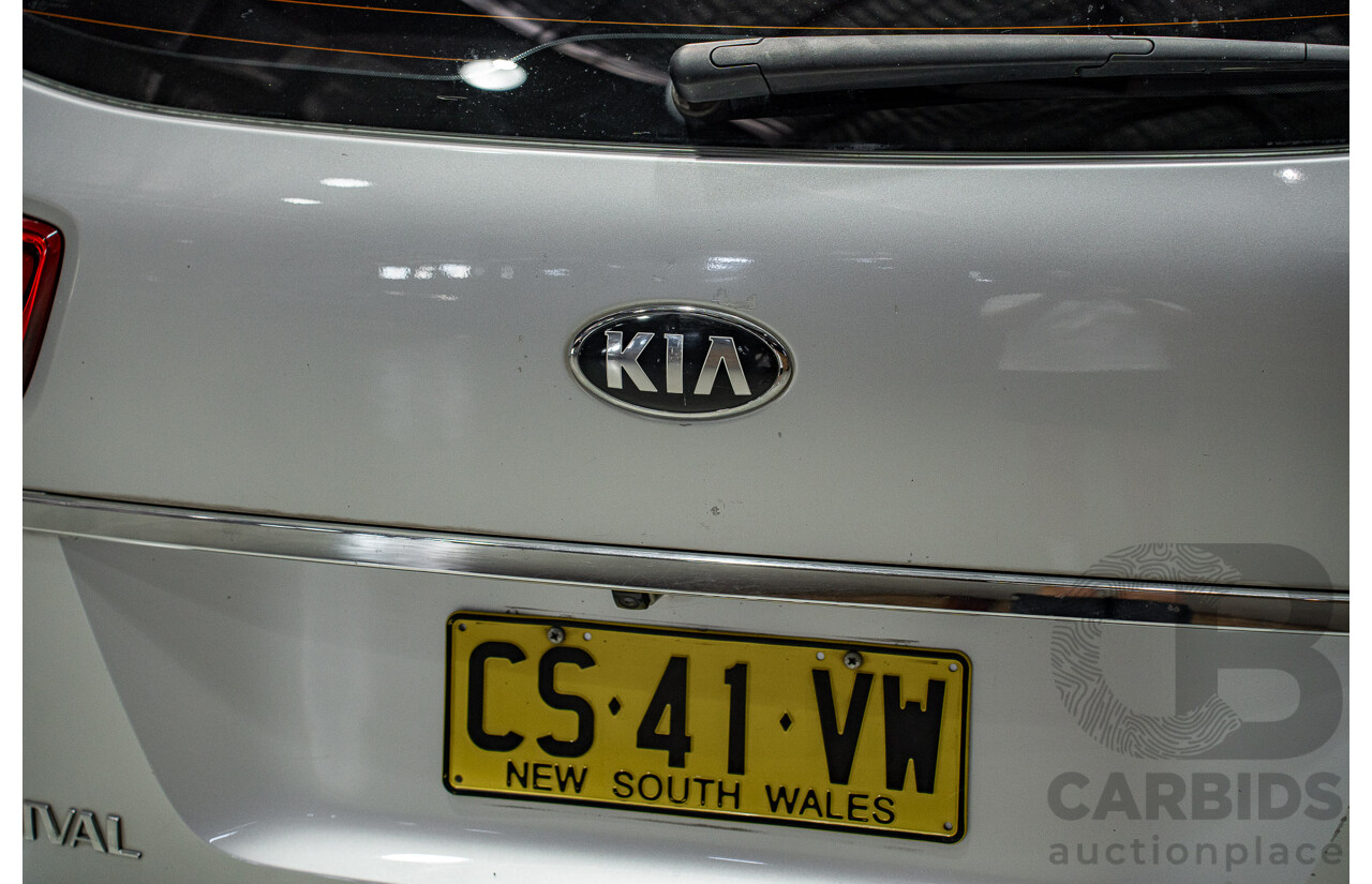 01/2019 Kia Carnival S YP PE MY19 4d Wagon Silver 3.3L