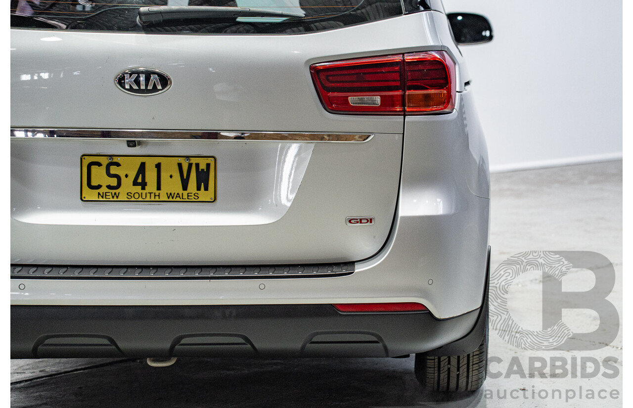 01/2019 Kia Carnival S YP PE MY19 4d Wagon Silver 3.3L