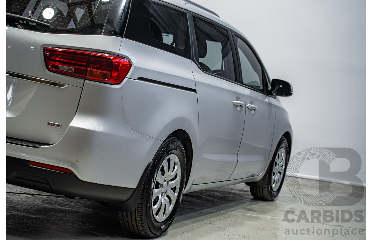 01/2019 Kia Carnival S YP PE MY19 4d Wagon Silver 3.3L