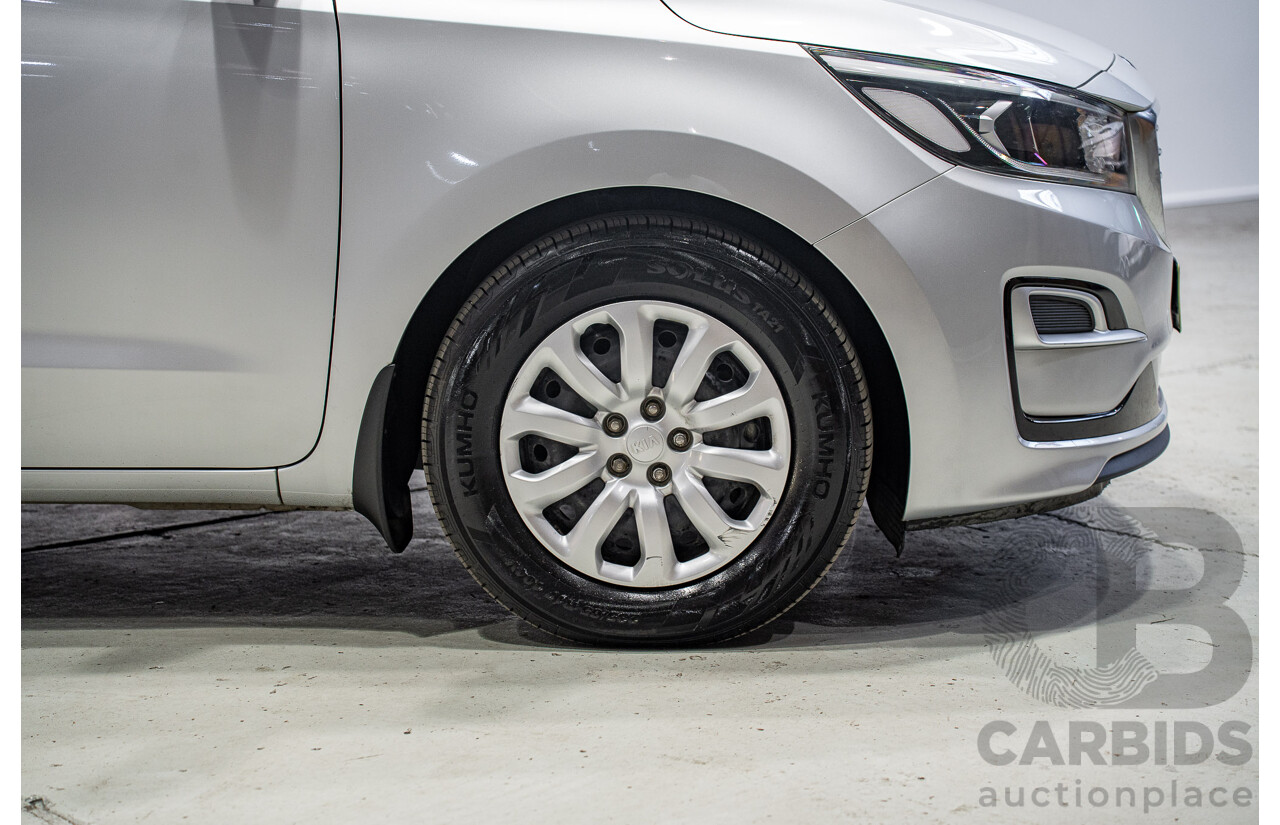 01/2019 Kia Carnival S YP PE MY19 4d Wagon Silver 3.3L