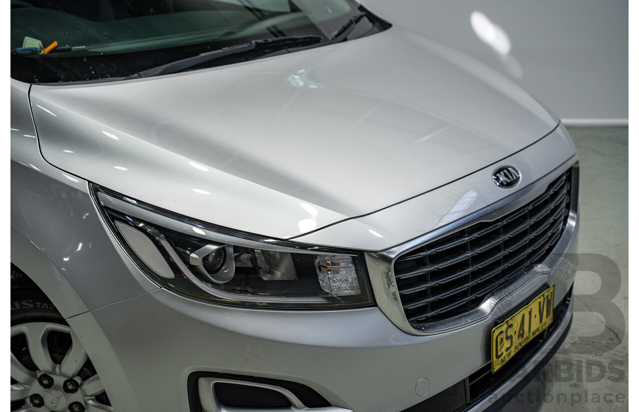 01/2019 Kia Carnival S YP PE MY19 4d Wagon Silver 3.3L