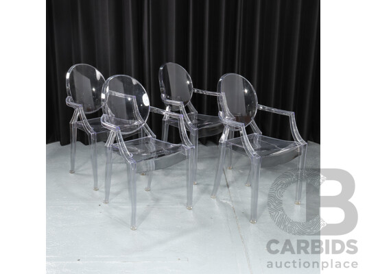 Set of Four Ghost Style Carvers