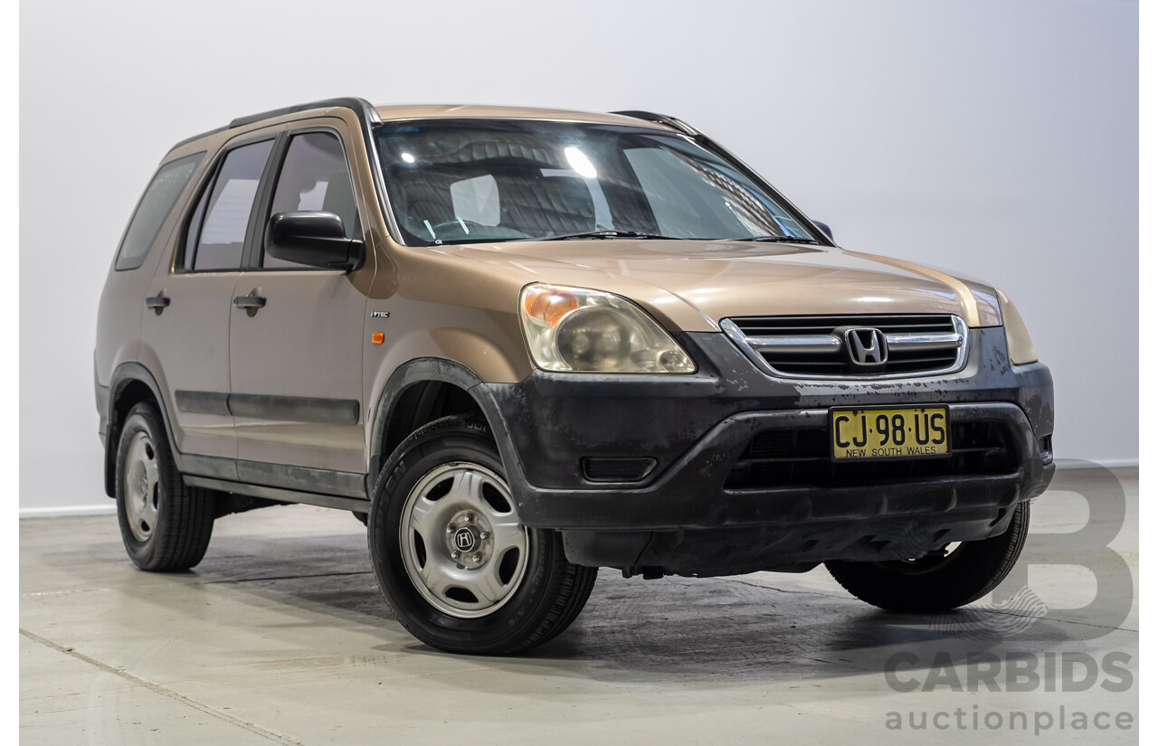 03/2004 Honda Cr-V (4WD) MY04 4d Wagon Gold 2.4L