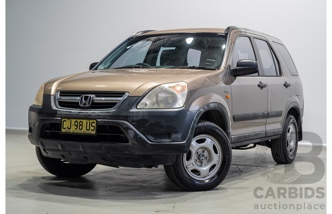 03/2004 Honda Cr-V (4WD) MY04 4d Wagon Gold 2.4L
