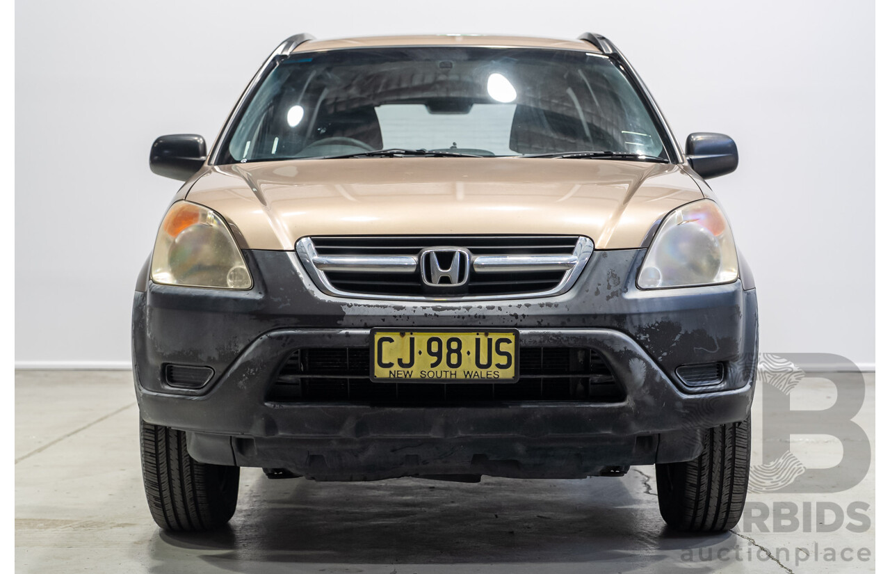 03/2004 Honda Cr-V (4WD) MY04 4d Wagon Gold 2.4L