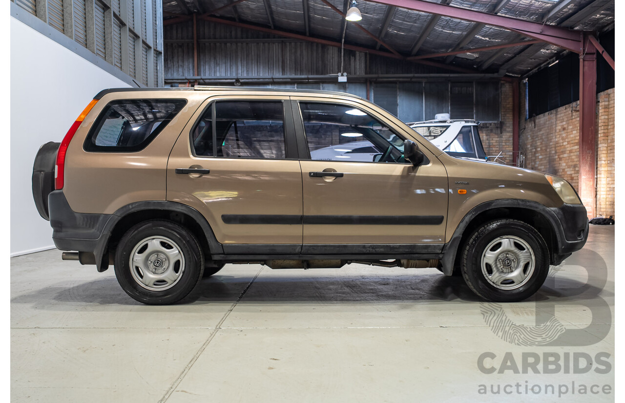 03/2004 Honda Cr-V (4WD) MY04 4d Wagon Gold 2.4L