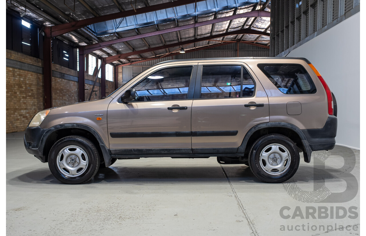 03/2004 Honda Cr-V (4WD) MY04 4d Wagon Gold 2.4L