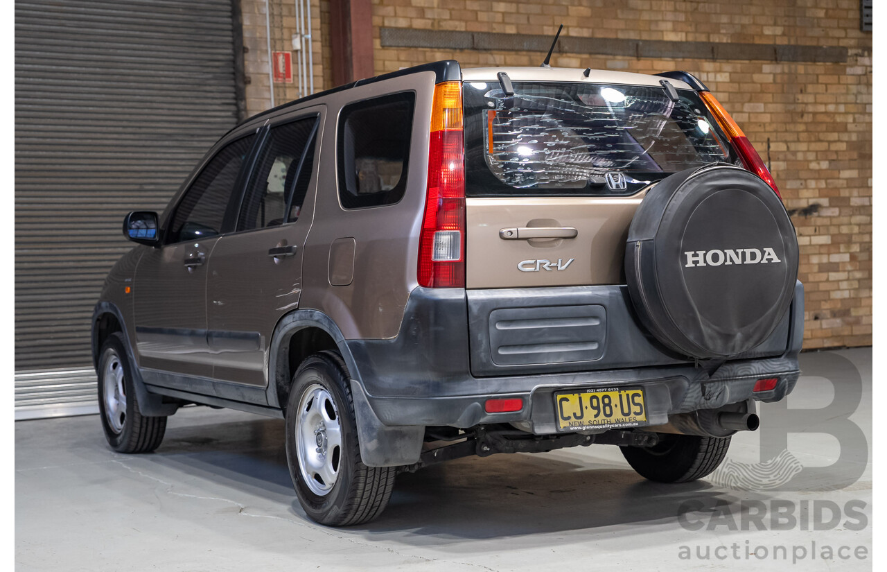 03/2004 Honda Cr-V (4WD) MY04 4d Wagon Gold 2.4L