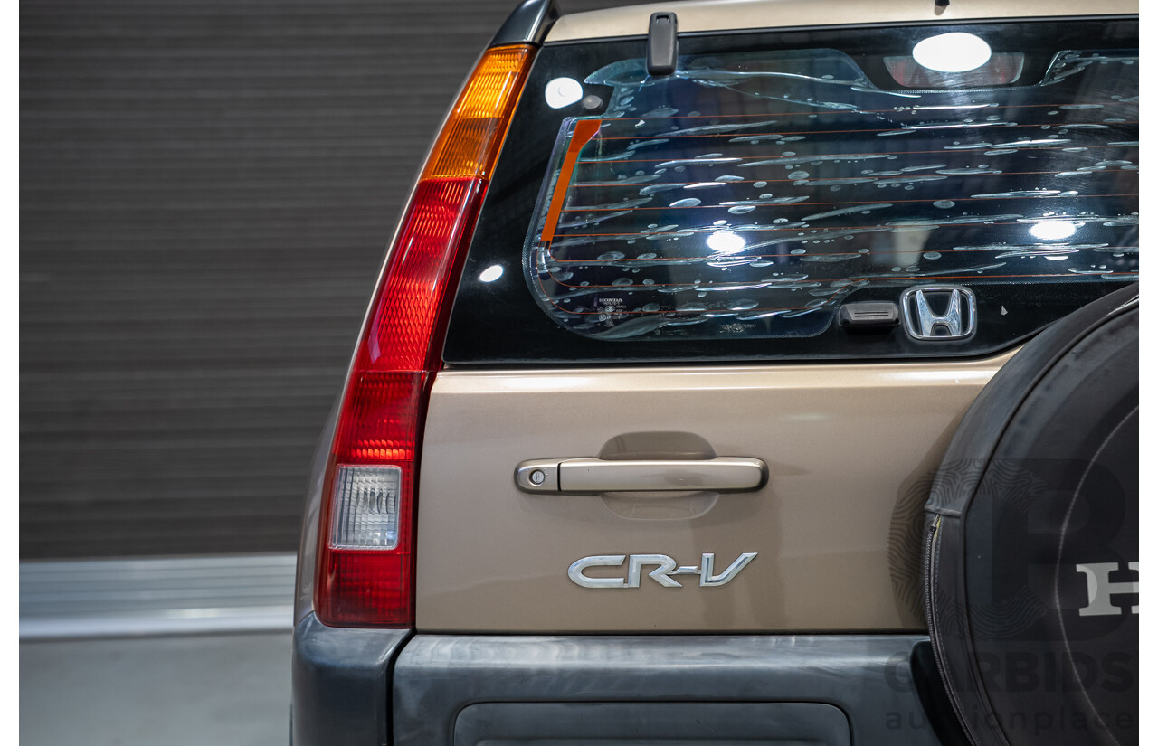 03/2004 Honda Cr-V (4WD) MY04 4d Wagon Gold 2.4L