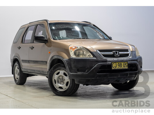 03/2004 Honda Cr-V (4WD) MY04 4d Wagon Gold 2.4L