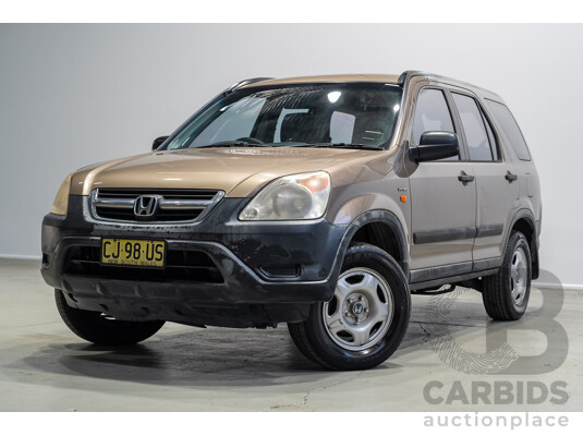 03/2004 Honda Cr-V (4WD) MY04 4d Wagon Gold 2.4L