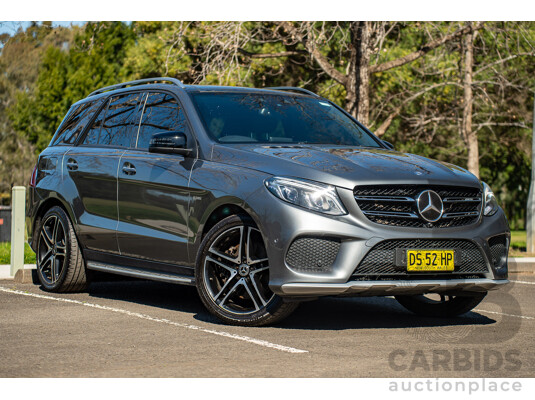 10/2016 Mercedes-AMG GLE 43 4MATIC (AWD) 166 MY17 4d Wagon Selenite Grey Metallic Turbo 3.0L