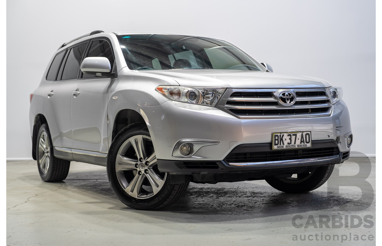 02/2011 Toyota Kluger KX-S (4x4) GSU45R MY11 UPGRADE 4d Wagon Silver 3.5L