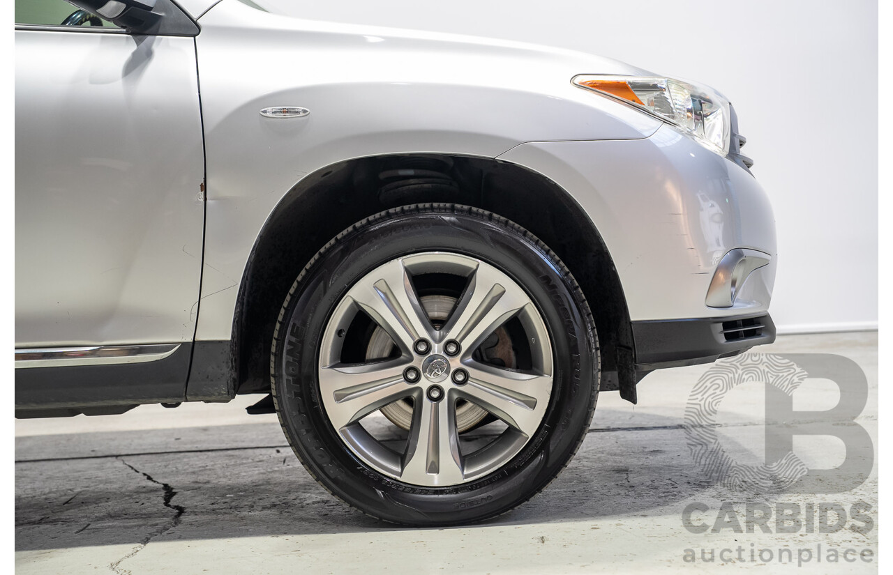 02/2011 Toyota Kluger KX-S (4x4) GSU45R MY11 UPGRADE 4d Wagon Silver 3.5L