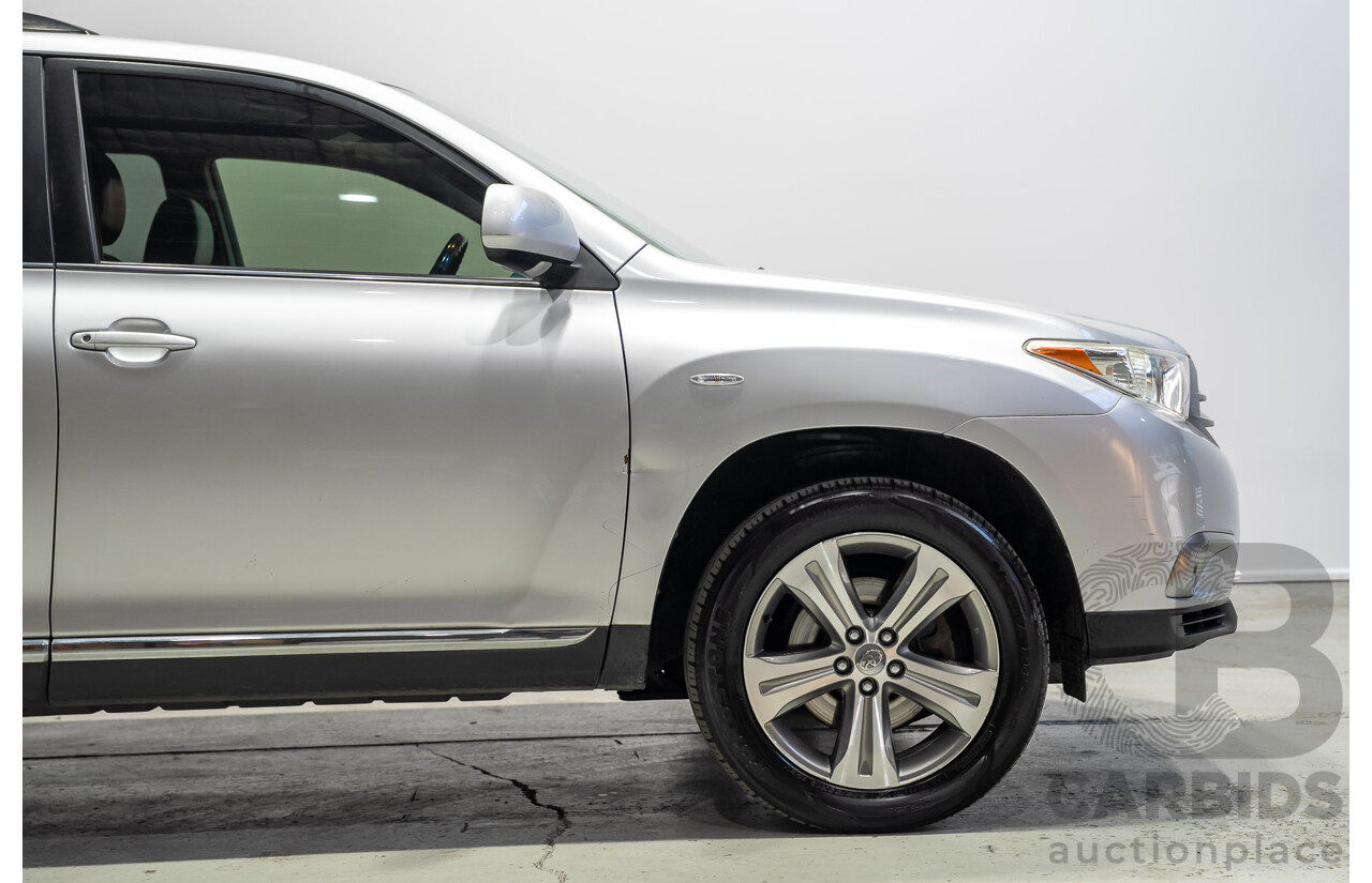 02/2011 Toyota Kluger KX-S (4x4) GSU45R MY11 UPGRADE 4d Wagon Silver 3.5L