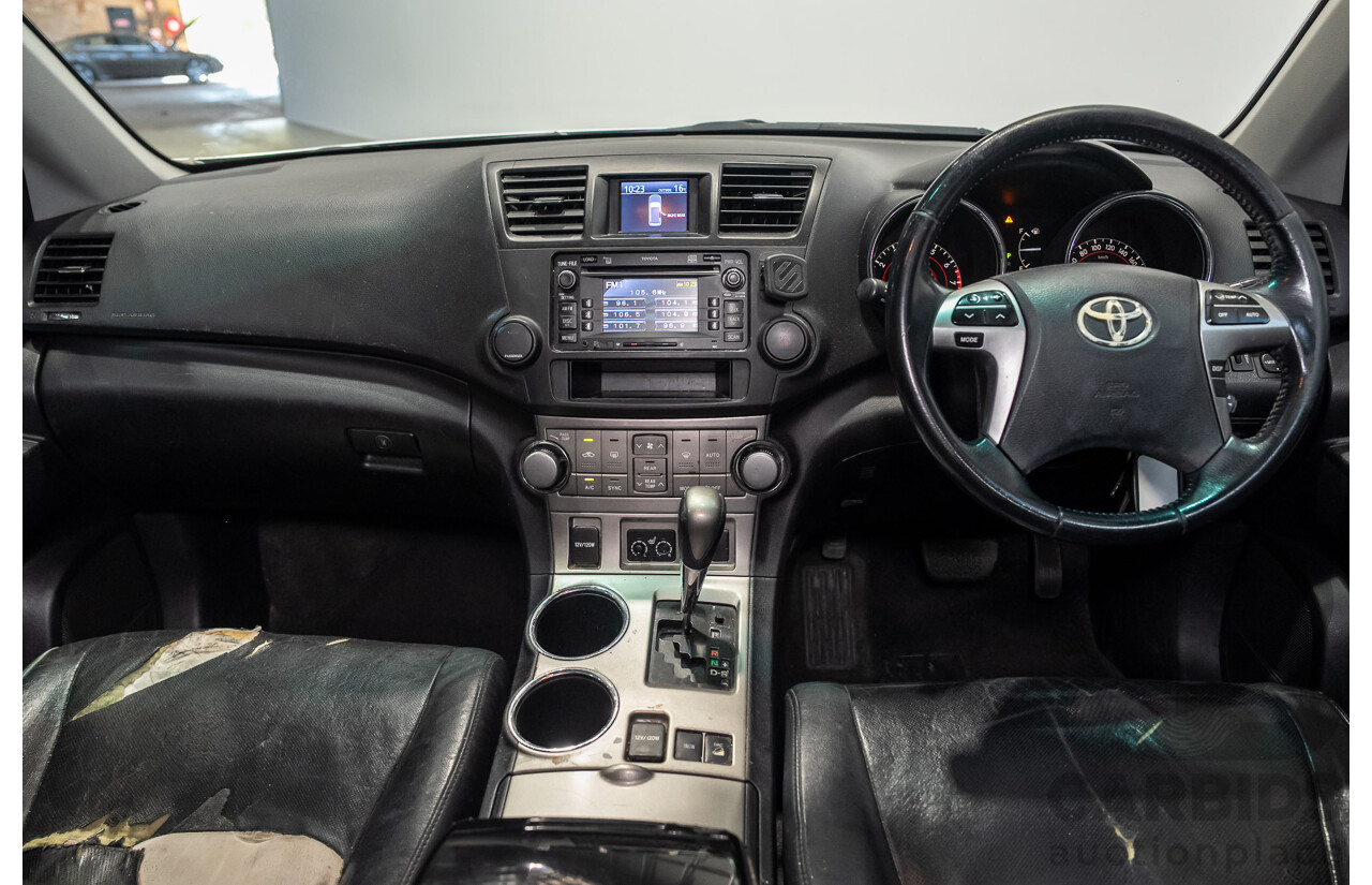02/2011 Toyota Kluger KX-S (4x4) GSU45R MY11 UPGRADE 4d Wagon Silver 3.5L
