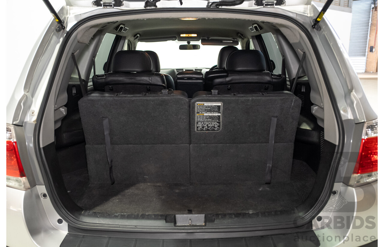 02/2011 Toyota Kluger KX-S (4x4) GSU45R MY11 UPGRADE 4d Wagon Silver 3.5L