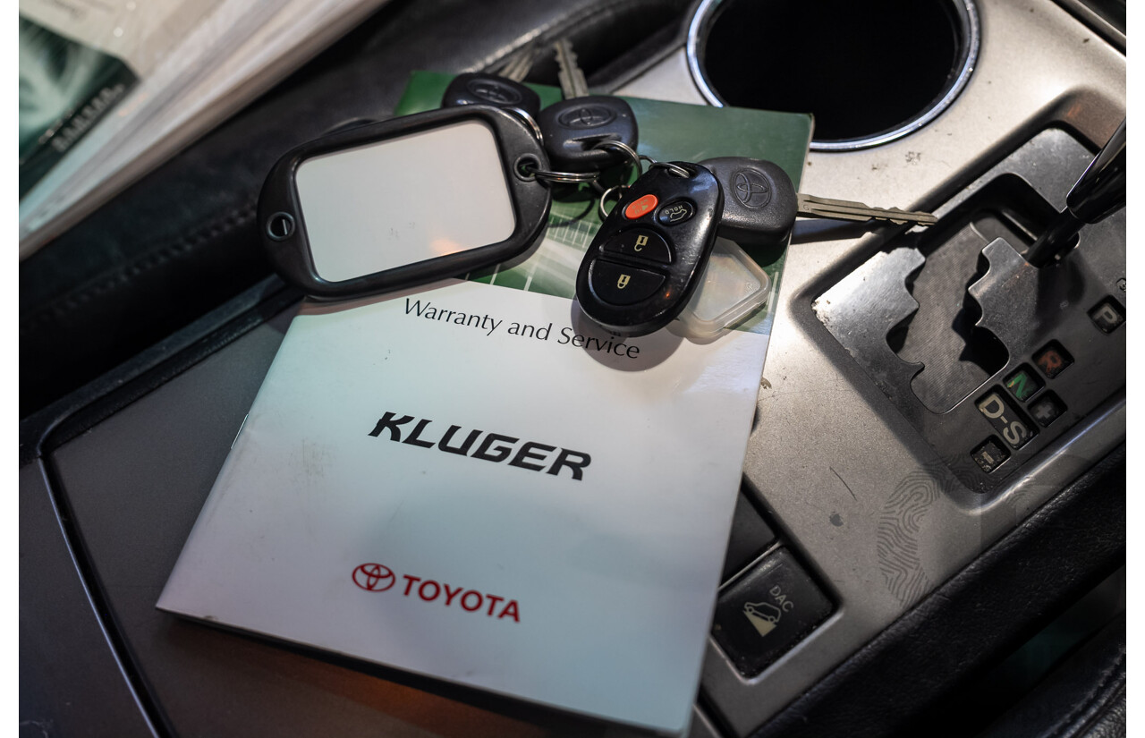 02/2011 Toyota Kluger KX-S (4x4) GSU45R MY11 UPGRADE 4d Wagon Silver 3.5L