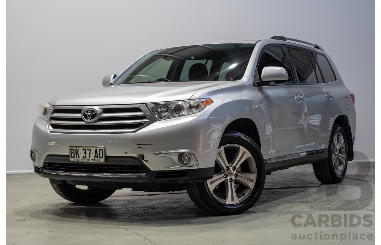 02/2011 Toyota Kluger KX-S (4x4) GSU45R MY11 UPGRADE 4d Wagon Silver 3.5L