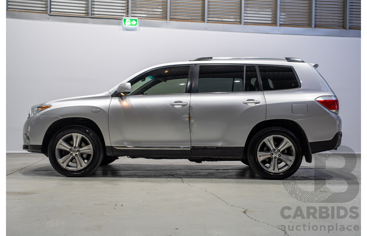 02/2011 Toyota Kluger KX-S (4x4) GSU45R MY11 UPGRADE 4d Wagon Silver 3.5L