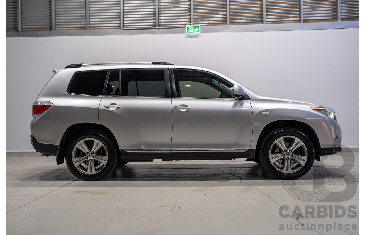 02/2011 Toyota Kluger KX-S (4x4) GSU45R MY11 UPGRADE 4d Wagon Silver 3.5L