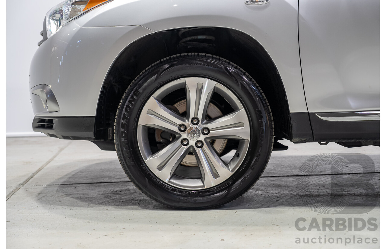 02/2011 Toyota Kluger KX-S (4x4) GSU45R MY11 UPGRADE 4d Wagon Silver 3.5L
