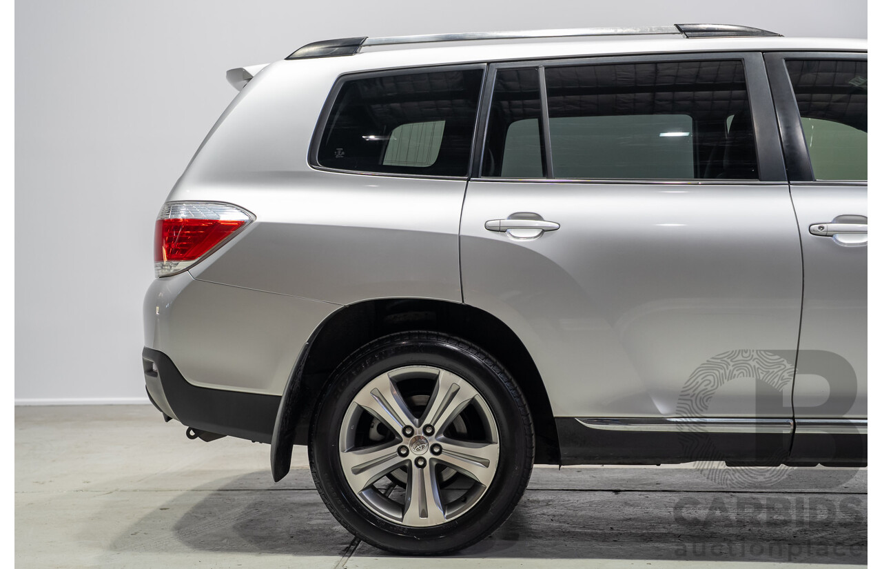 02/2011 Toyota Kluger KX-S (4x4) GSU45R MY11 UPGRADE 4d Wagon Silver 3.5L