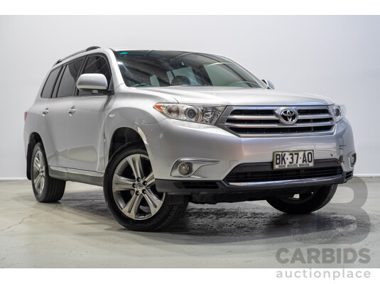 02/2011 Toyota Kluger KX-S (4x4) GSU45R MY11 UPGRADE 4d Wagon Silver 3.5L