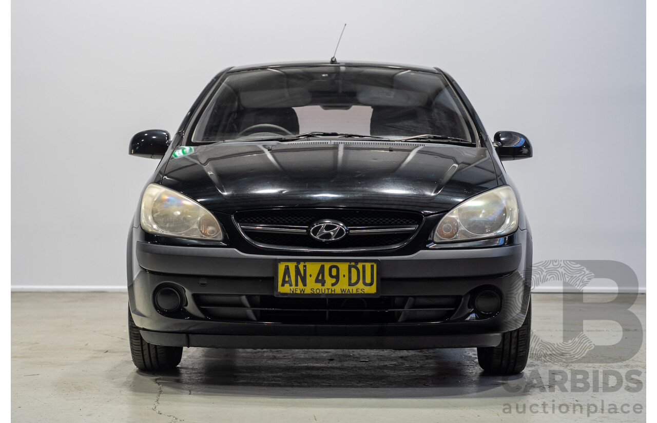 11/2006 Hyundai Getz TB Upgrade 5d Hatchback Black 1.4L
