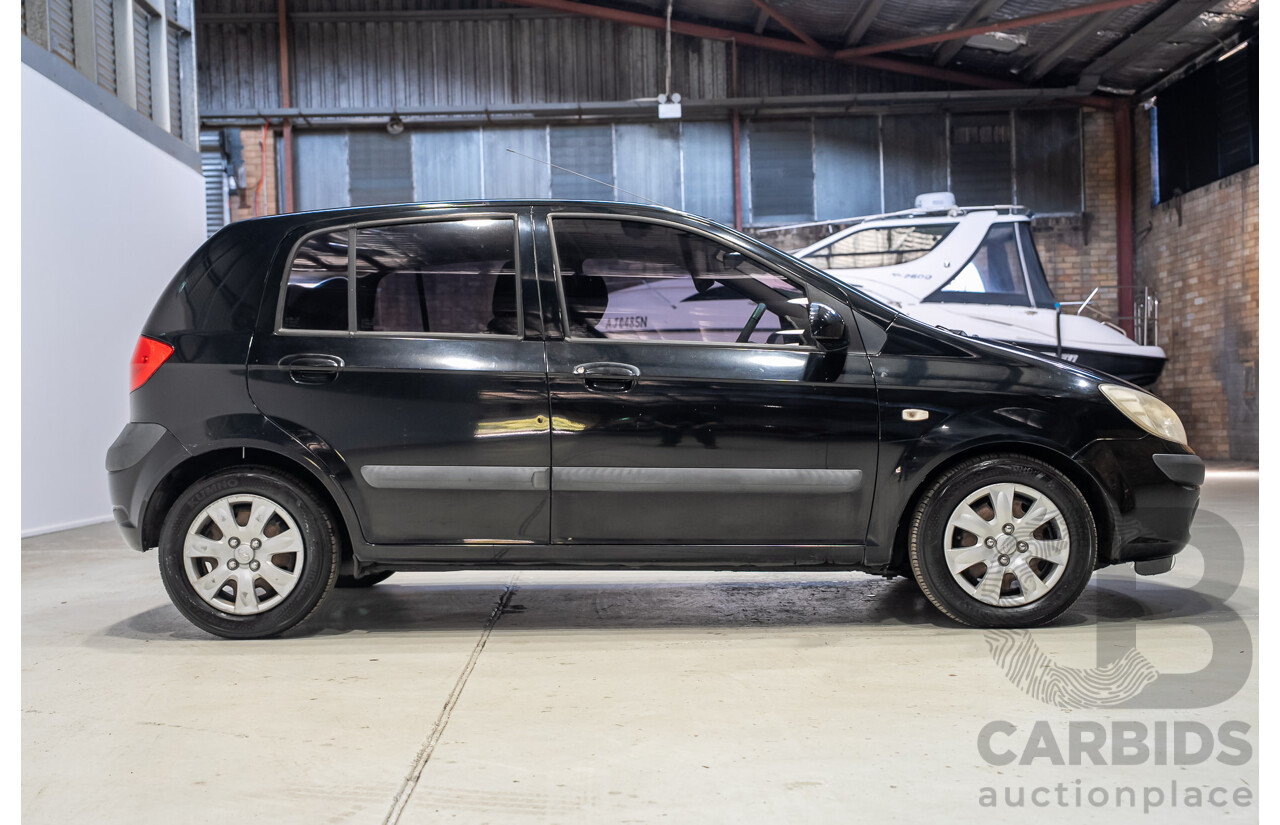 11/2006 Hyundai Getz TB Upgrade 5d Hatchback Black 1.4L