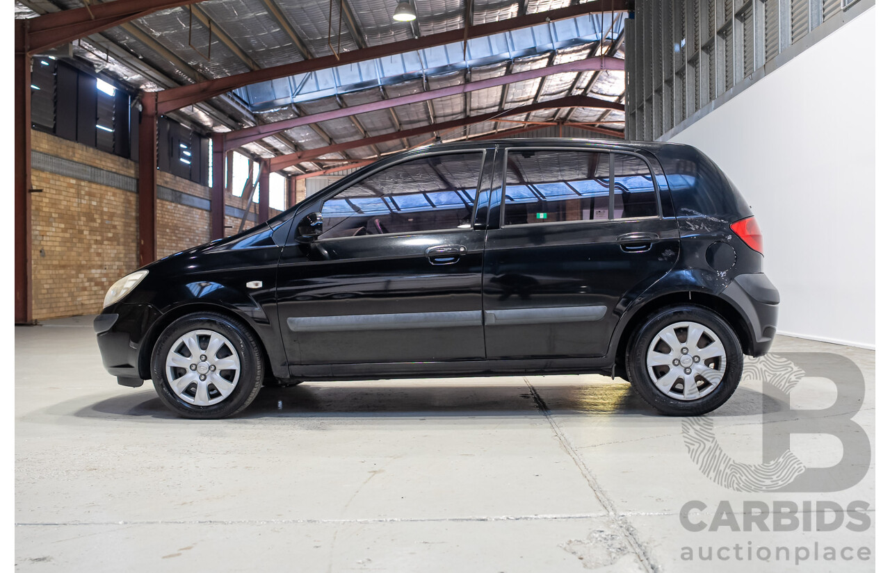 11/2006 Hyundai Getz TB Upgrade 5d Hatchback Black 1.4L